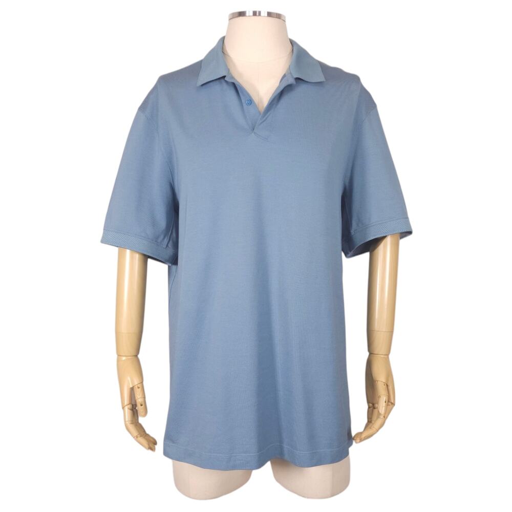 Lululemon Tech Pique Polo Utility Blue SZ XXL